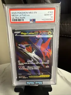 2025 POKEMON MEG EN-MEGA EVOLUTION #163 MEGA LATIAS EX ULTRA RARE - Image 1
