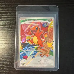 First Partner Illustration Charmander Promo Full Art Holo 038 Pokemon TCG - Image 3