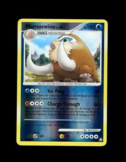 2008 Pokemon LEGENDS AWAKENED MAMOSWINE REVERSE HOLO 9/146 RARE! NM - - Image 1