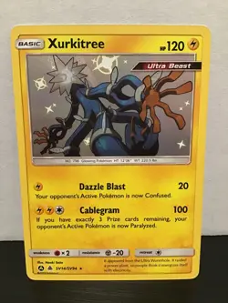 Xurkitree SV14/SV94 Shiny Holo Rare Pokemon Hidden Fates - Image 1