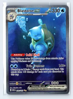 Pokemon Blastoise ex (Special Illustration Rare) #200 Scarlet & Violet 151 - Image 1