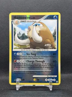 2008 Pokemon Mamoswine 9/146 Reverse Holo - Image 1