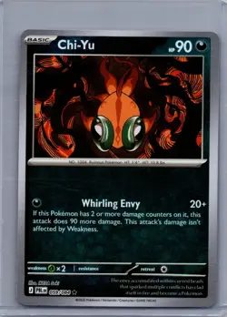 CHI-YU 059/084 RARE PITCH BLACK POKEMON REVERSE HOLO NM/M - Image 1