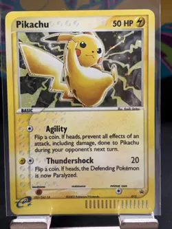 Pikachu 012 Nintendo Promo Holo EX Series Collector's Tin 2003 50 HP - Image 1