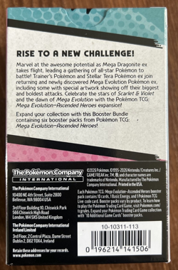 Pokemon TCG Mega Evolution Ascended Heroes Booster Bundle - 6 packs! NEW! SEALED - Image 2