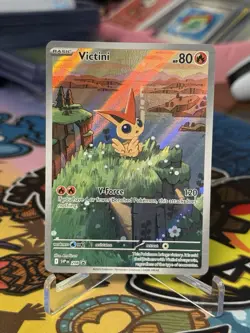 Victini 208 Scarlet & Violet Promo Promo Holo Near Mint Full Art Black Star - Image 1