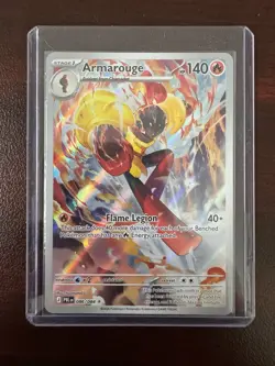 POKEMON Armarouge 086/084 Illustration Rare Holo ME05 Pitch Black NM - Image 3