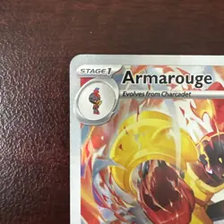 POKEMON Armarouge 086/084 Illustration Rare Holo ME05 Pitch Black NM - Image 5