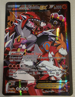 Team Magma's Groudon EX 15/34 Double Crisis Full Art Holo Ultra Rare Eng 2015 - Image 1