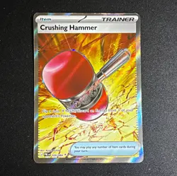 2026 Pokemon Pitch Black Crushing Hammer 105 UR Ultra Rare Full Art English - Image 1