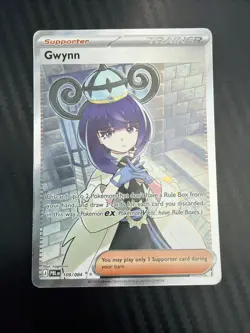 Nintendo Pokemon TCG Gwynn 109/084 Pitch Black Rare Holo English - Image 1