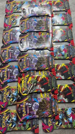 Pokemon TCG Pitch Black Booster Packs Lot of 20 Factory Sealed - Image 3