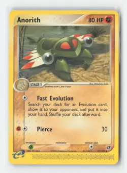 Anorith 27/100 Uncommon Sandstorm Pokemon Moderately Played - Image 1