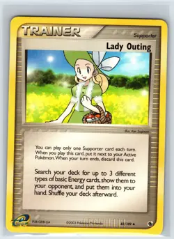 Lady Outing 83/109 Uncommon Ruby & Sapphire Pokemon Lightly Played - Image 1