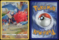 Druddigon TG09/TG30 Silver Tempest Trainer Gallery Holo NM Teeziro - Image 1
