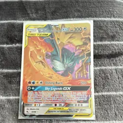 Pokemon TCG Reshiram & Charizard GX 20/214 Unbroken Bonds TAG TEAM Holo - Image 1