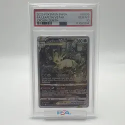 2023 POKEMON SWORD & SHIELD CROWN ZENITH #GG35 FULL ART/LEAFEON VSTAR PSA 10 - Image 1