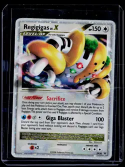 Regigigas LV.X DP30 Holo Promo Diamond and Pearl Promos Pokemon Heavily Played - Image 1