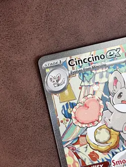 Pokemon TCG Cinccino ex 119/086 Chaos Rising Full Art SIR Holo English 240 HP - Image 3