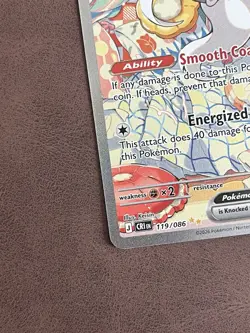 Pokemon TCG Cinccino ex 119/086 Chaos Rising Full Art SIR Holo English 240 HP - Image 5