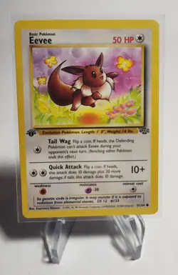 Pokemon TCG | Eevee - 1st Edition Jungle Set 51/64 - Lightly Played to Near Mint - Image 1