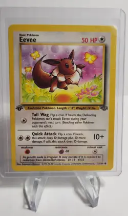 Pokemon TCG | Eevee - 1st Edition Jungle Set 51/64 - Lightly Played to Near Mint - Image 3