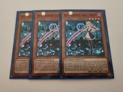 Yugioh! 3x Sky Striker Ace - Raye - DASA-EN029 - Super Rare - 1st edition b - Image 1