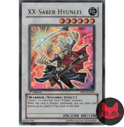 Yugioh XX-Saber Hyunlei ABPF-EN044 Ultra Rare 1st Edition NM - Image 1