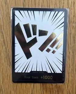 DON!! Card (Gold) One Piece Promotion Cards Foil NEW IN PROMO PACK - Image 1