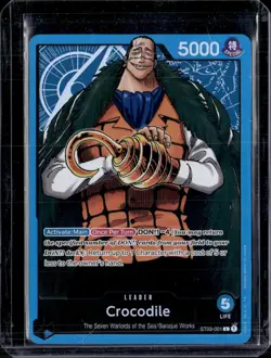 2022 One Piece #ST03-001 Crocodile Leader Foil (50J) - Image 1