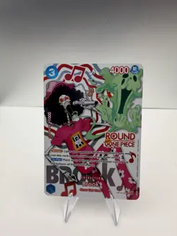 Round 1 Brook English One Piece Promo Op11-056 - Image 1