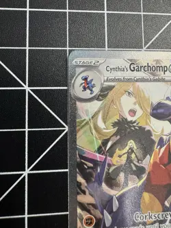 Pokemon TCG Cynthia's Garchomp ex 232/182 Destined Rivals SIR Holo 330HP - Image 3
