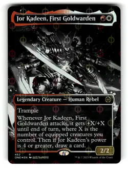 Jor Kadeen, First Goldwarden (Borderless) (Step-and-Compleat Foil) Phyrexia - Image 1