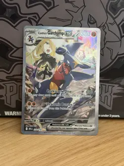 Pokemon TCG Cynthia's Garchomp EX Destined Rivals 232/182 - Image 1