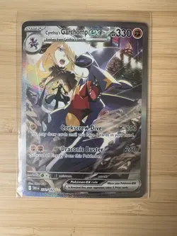 Pokemon TCG Cynthia's Garchomp EX Destined Rivals 232/182 Near mint plus - Image 1