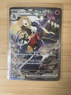 Pokemon TCG Cynthia's Garchomp EX Destined Rivals 232/182 Near mint plus - Image 2
