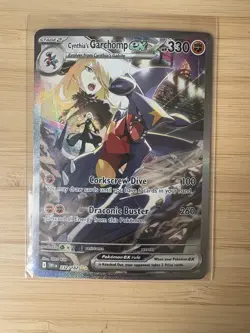 Pokemon TCG Cynthia's Garchomp EX Destined Rivals 232/182 Near mint plus - Image 4