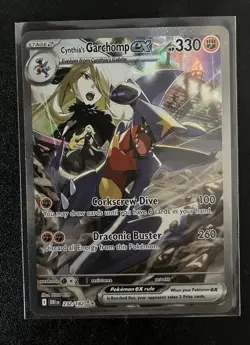 Pokemon TCG Cynthia's Garchomp EX Destined Rivals 232/182 - Image 3