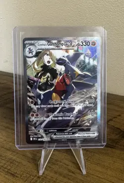 Pokemon TCG Cynthia's Garchomp EX Destined Rivals 232/182 Illustration Rare - Image 1