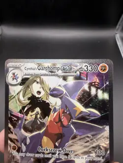 Pokemon TCG Cynthia's Garchomp EX Destined Rivals 232/182 - Image 3