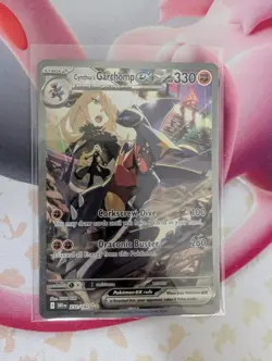 Pokemon TCG Destined Rivals Cynthia's Garchomp EX Card 232/182 ✅ - Image 2