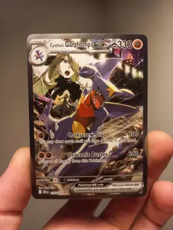 Pokemon TCG Cynthia's Garchomp EX Destined Rivals 232/182 Illustration Rare - Image 1