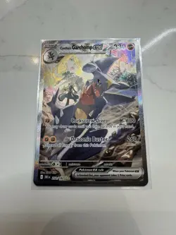 Pokemon TCG Cynthia's Garchomp EX Destined Rivals 232/182 Illustration Rare Card - Image 1