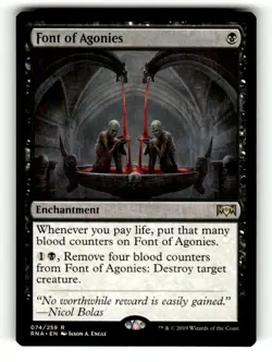 Font of Agonies Ravnica Allegiance 74 Near Mint - Image 1