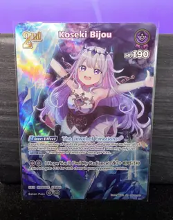 Koseki Bijou SR Hololive TCG OCG Card hBP04-066 Curious Universe English - Image 1