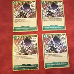 Bandai One Piece Card Game OP12-037 Demon Aura Dead Man's Game Eng x4 - Image 1