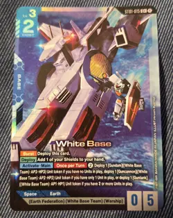 White Base ST01-015 C+ Gundam Card Game English NM - Image 1