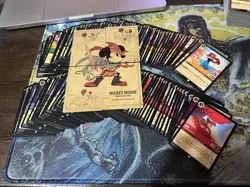 Disney Lorcana The First Chapter - Full set NM Common/Uncommon cards + Puzzle - Image 1