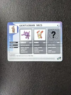 Pokemon Battle-e Card - Gentleman Nils - Pokemon Ruby/Sapphire e-Reader Card - Image 1