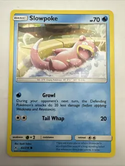 Pokemon Card Slowpoke Unbroken Bonds Common 42/214 Tcg - Image 1